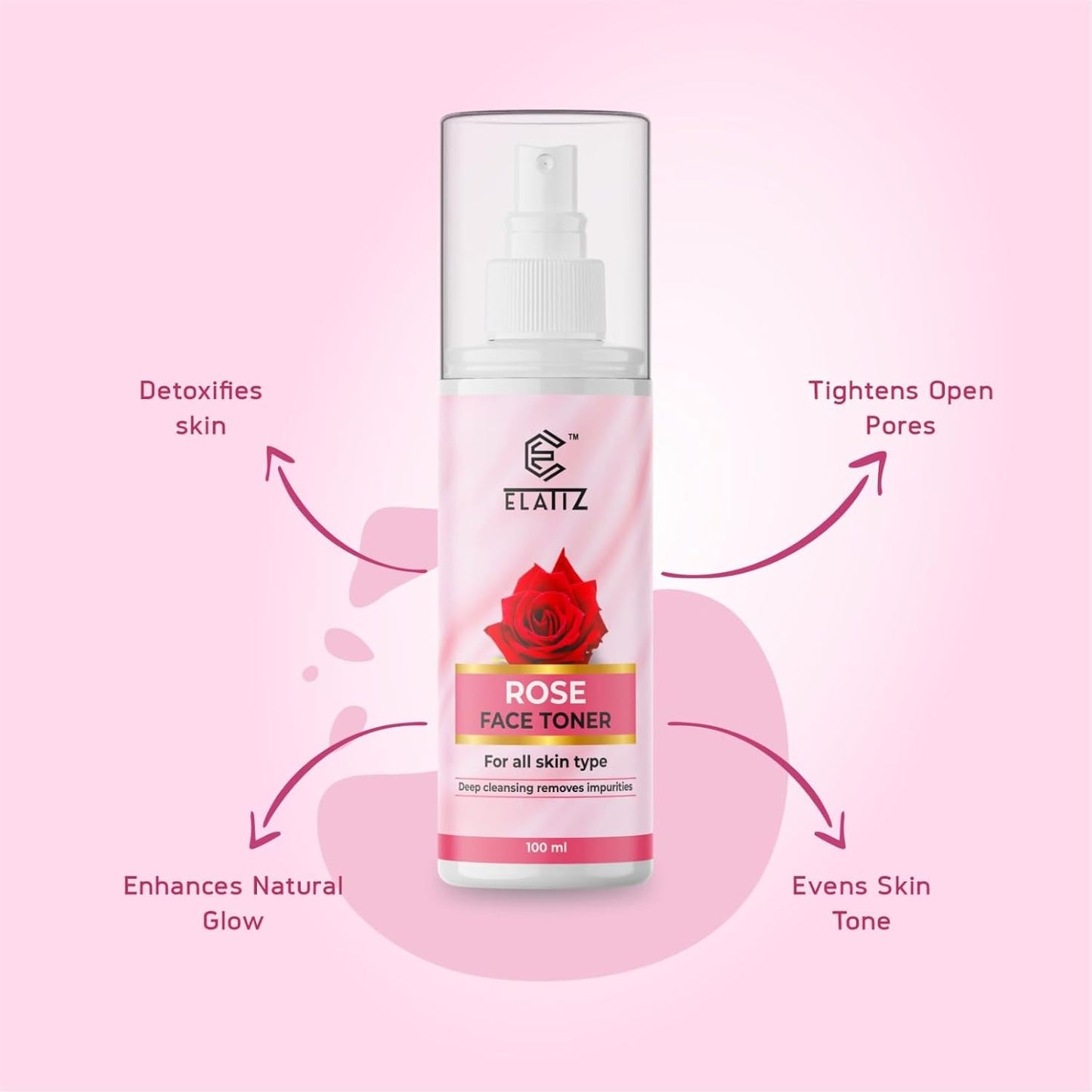 Rose Toner - Refresh, Balance, and Revitalize (100ml)